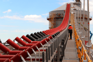 DYNA Engineering Conveyor Audits Conveyor Idlers Onsite