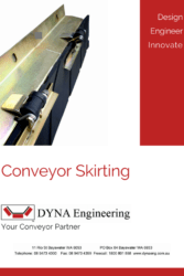 DYNA Engineering Conveyor Skirting Brochure Cover